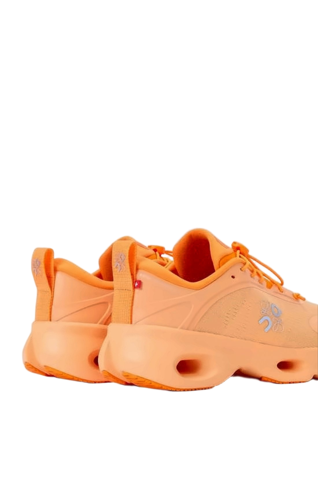 Vibrant Orange Recycled Polyester Loewe Sneakers