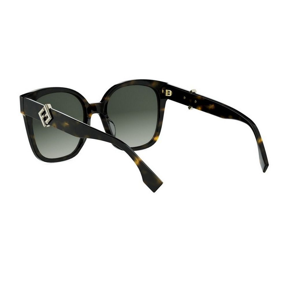 Ff Diamonds Oversized Square Acetate Sunglasses