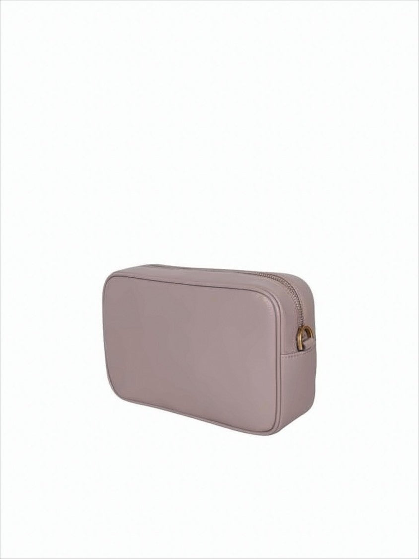 Textured Goat Leather Shoulder Bag with Embossed Star Design