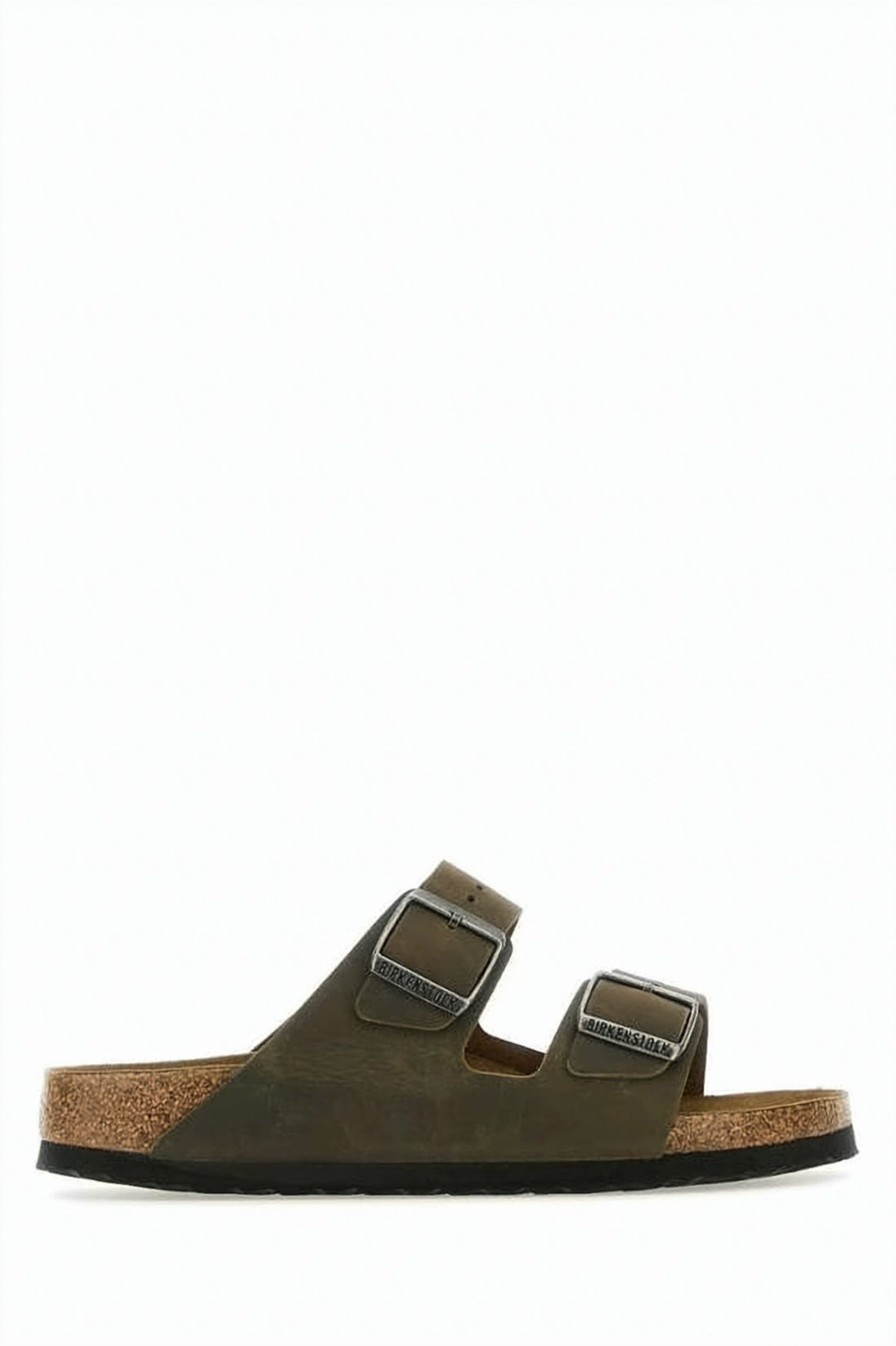 Classic Two-Strap Leather Sandal With Adjustable Buckles