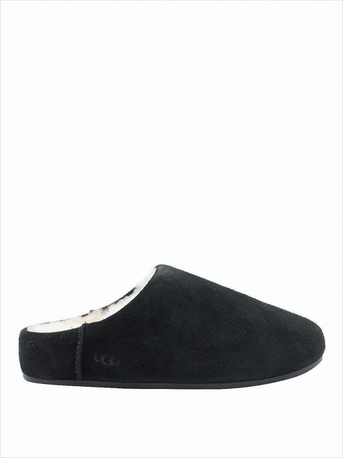 Minimalist Black Suede Slip-On Shoes