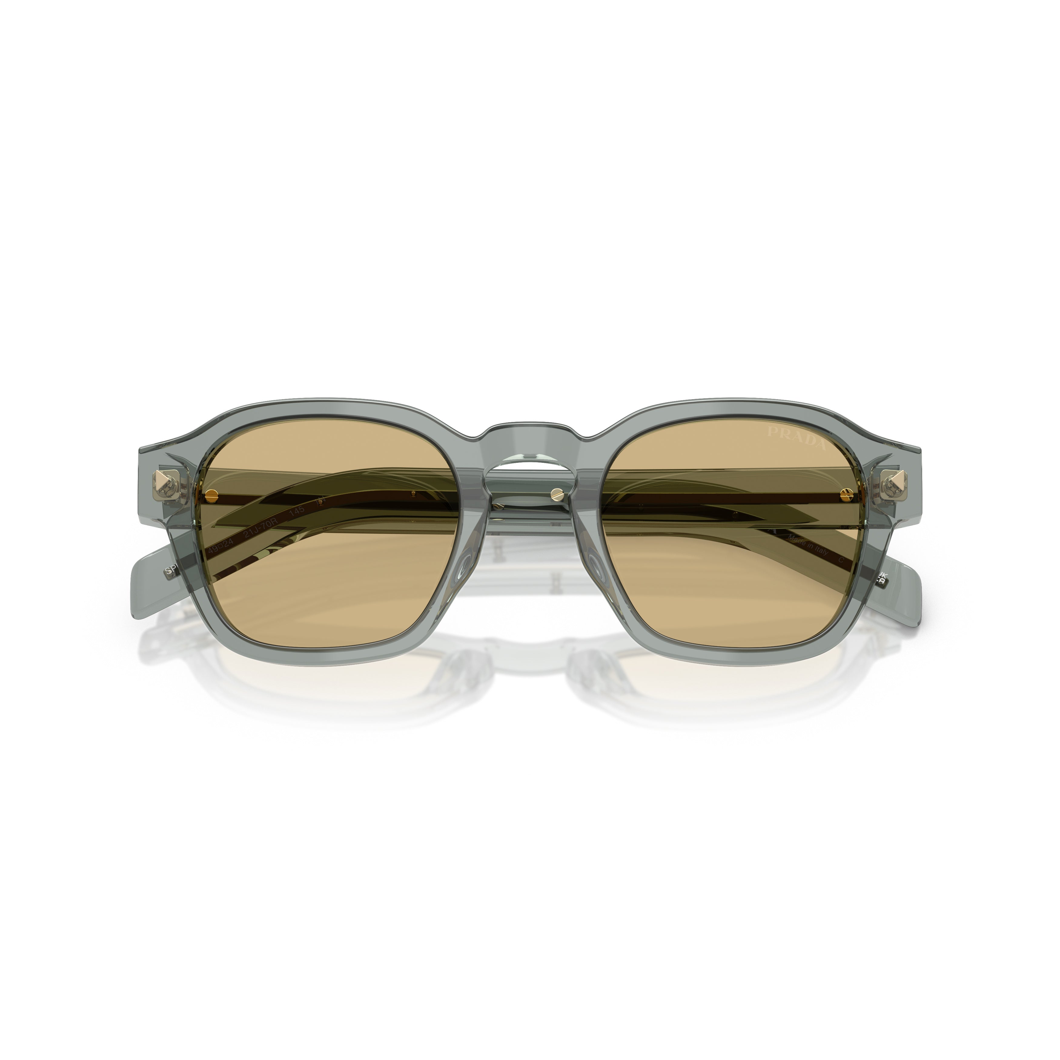 0pr A16s Translucent Acetate Square Sunglasses