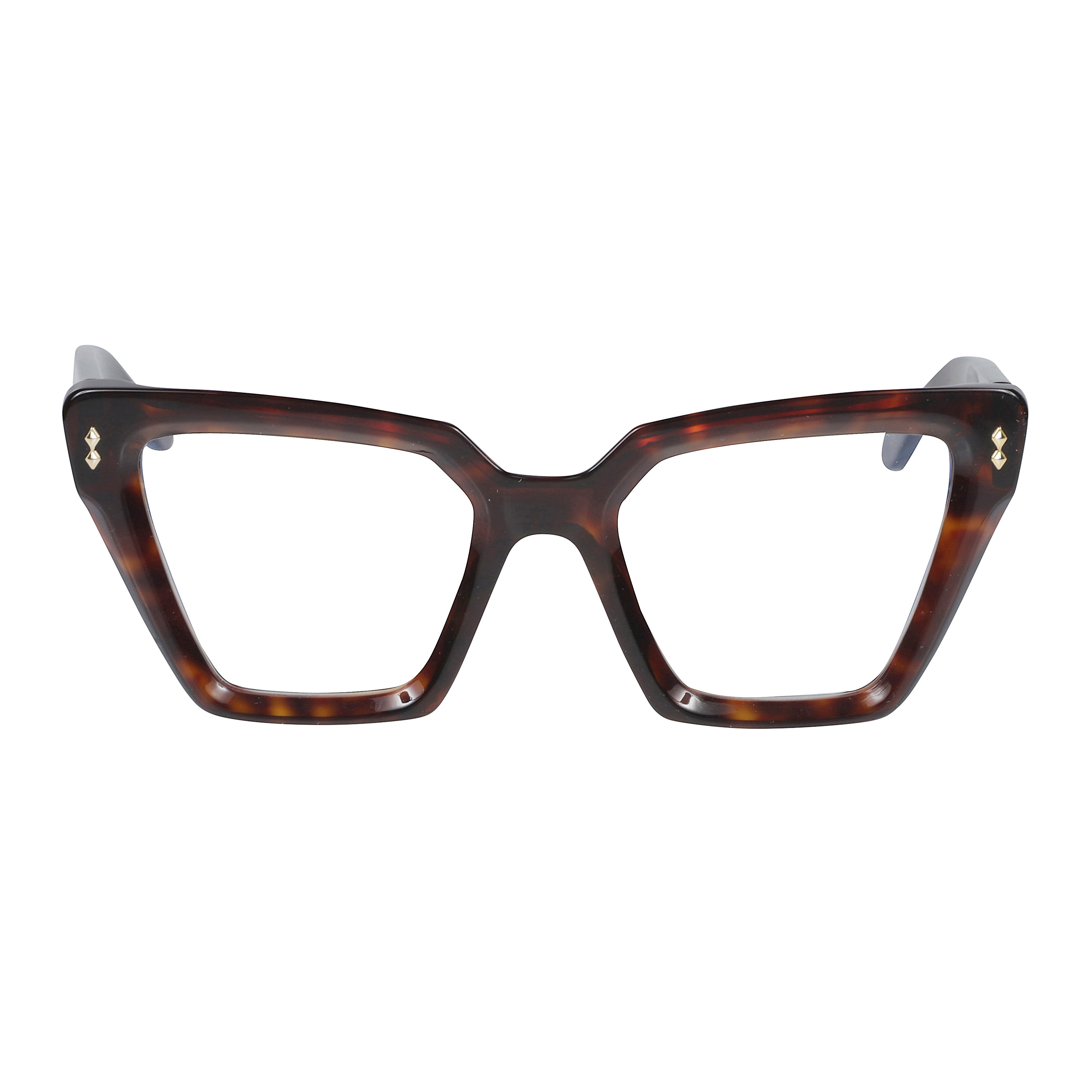 Vanessa Glamour Oversized Tortoiseshell Square Frame Eyeglasses