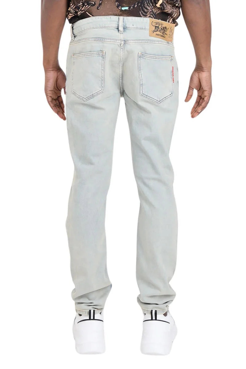 Stretch Denim Jeans - Light Blue
