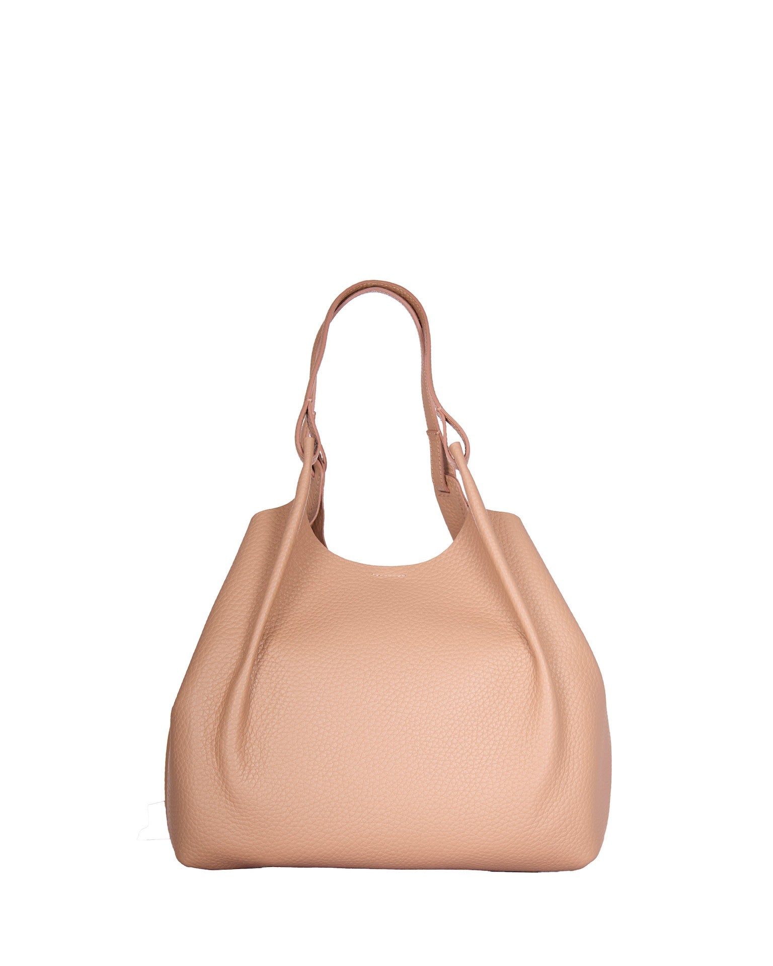 Borsa Dua Shoulder Bag In Soft Large-Grain Leather