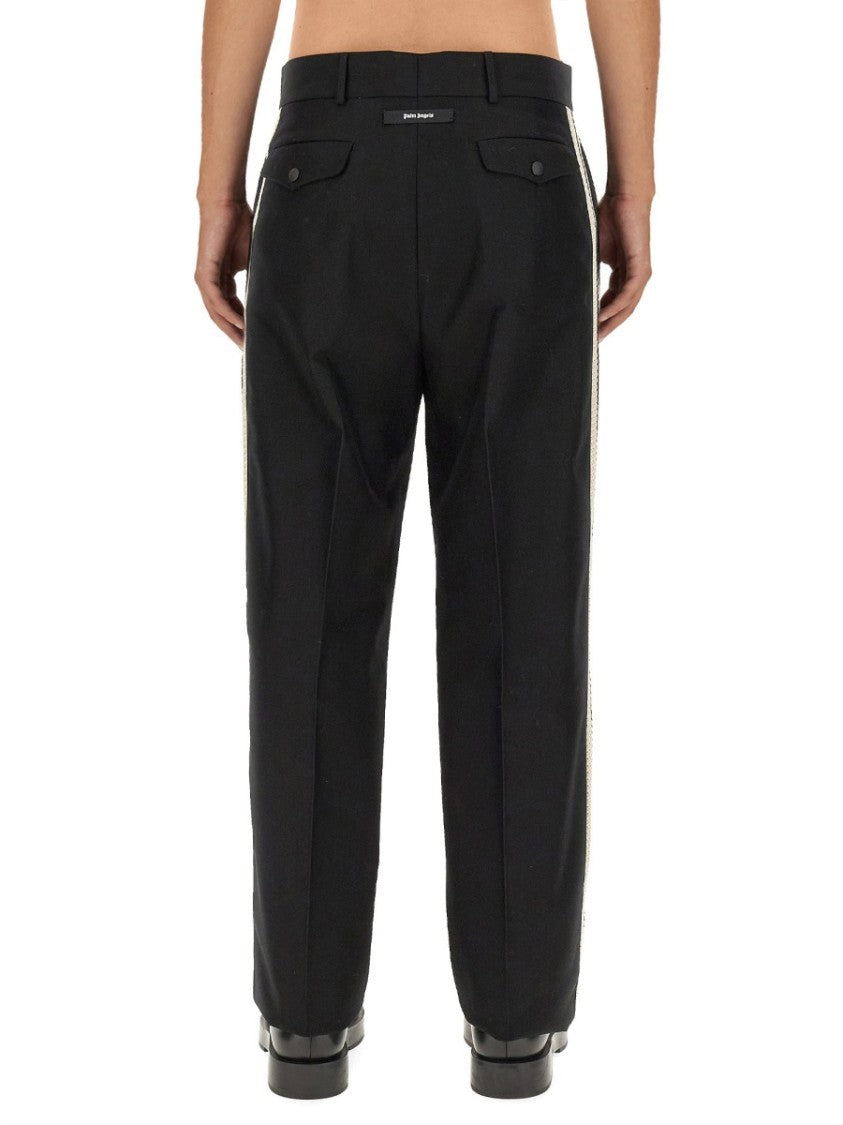 Pants With Logo Band