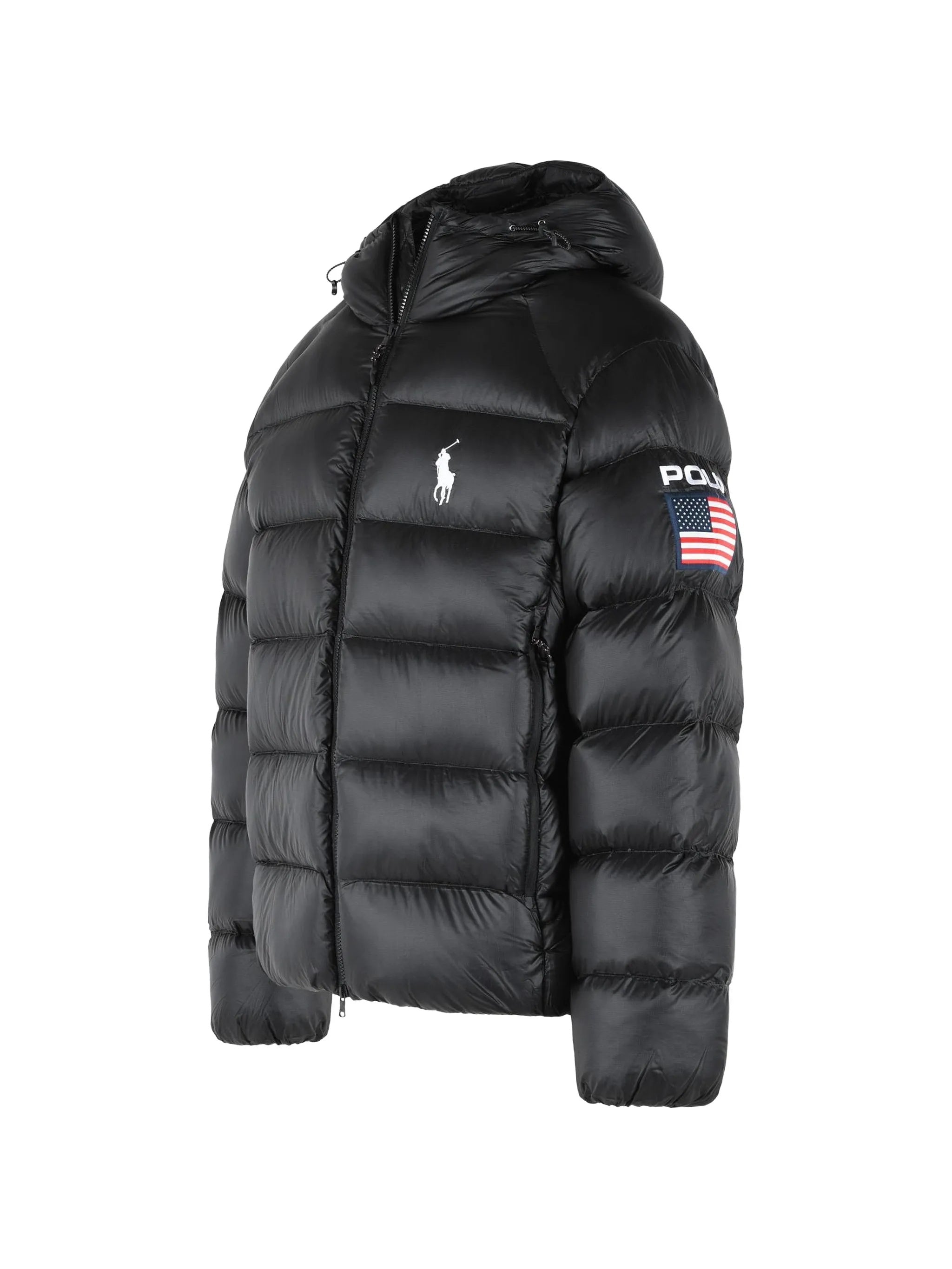 Black Bomber Jacket Quilted Puffer Jacket