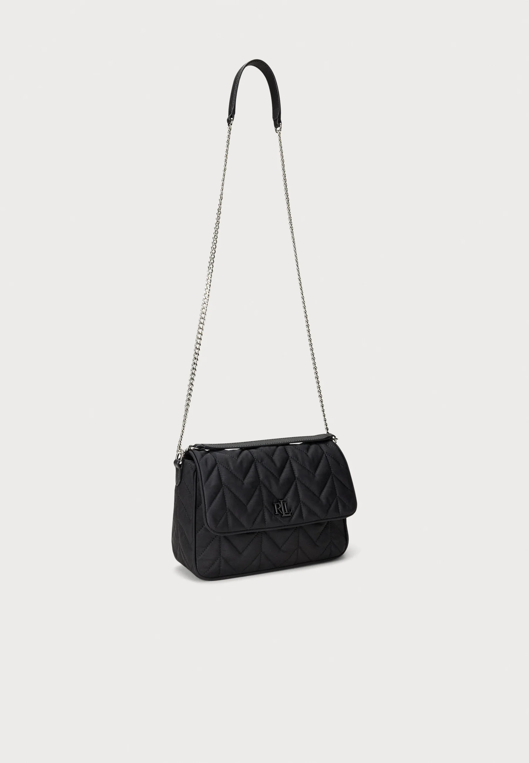 Black Stevie Recycled Messenger Shoulder Bag