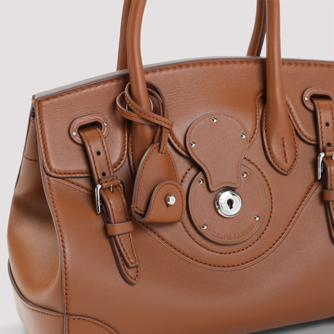 Structured Calf Leather Handbag