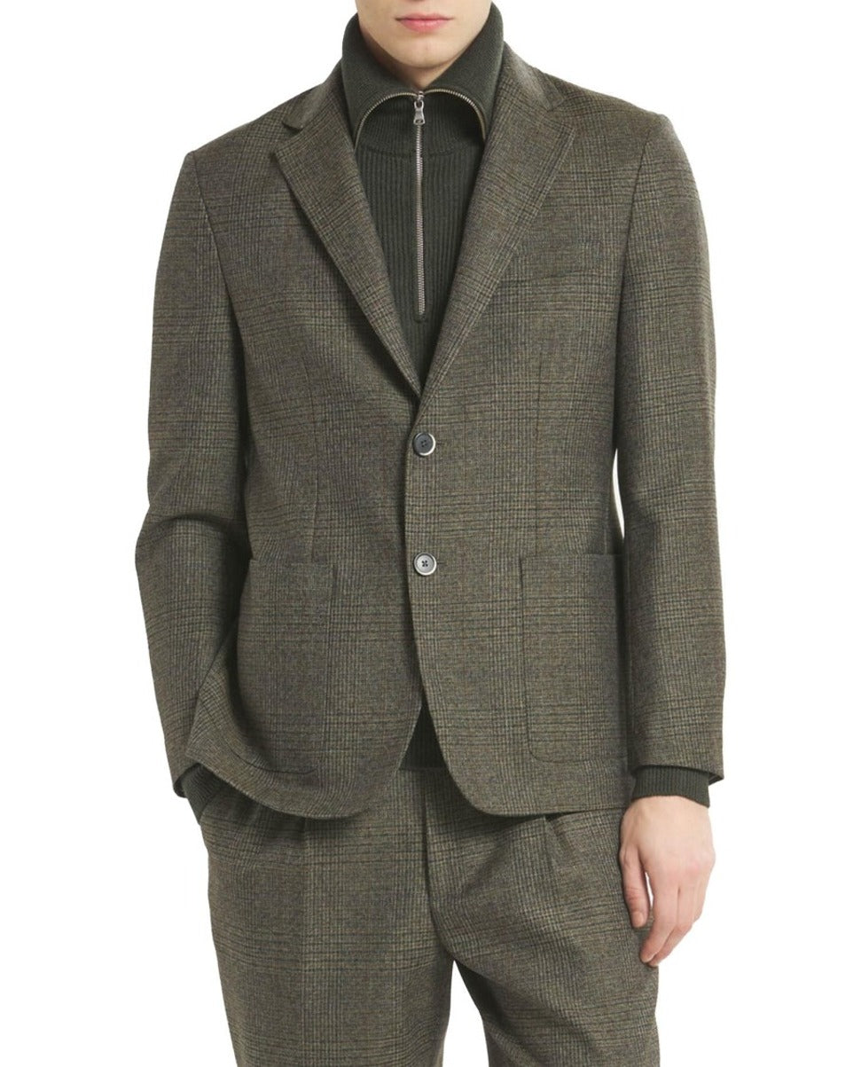 Tailored Grey Wool Jacket