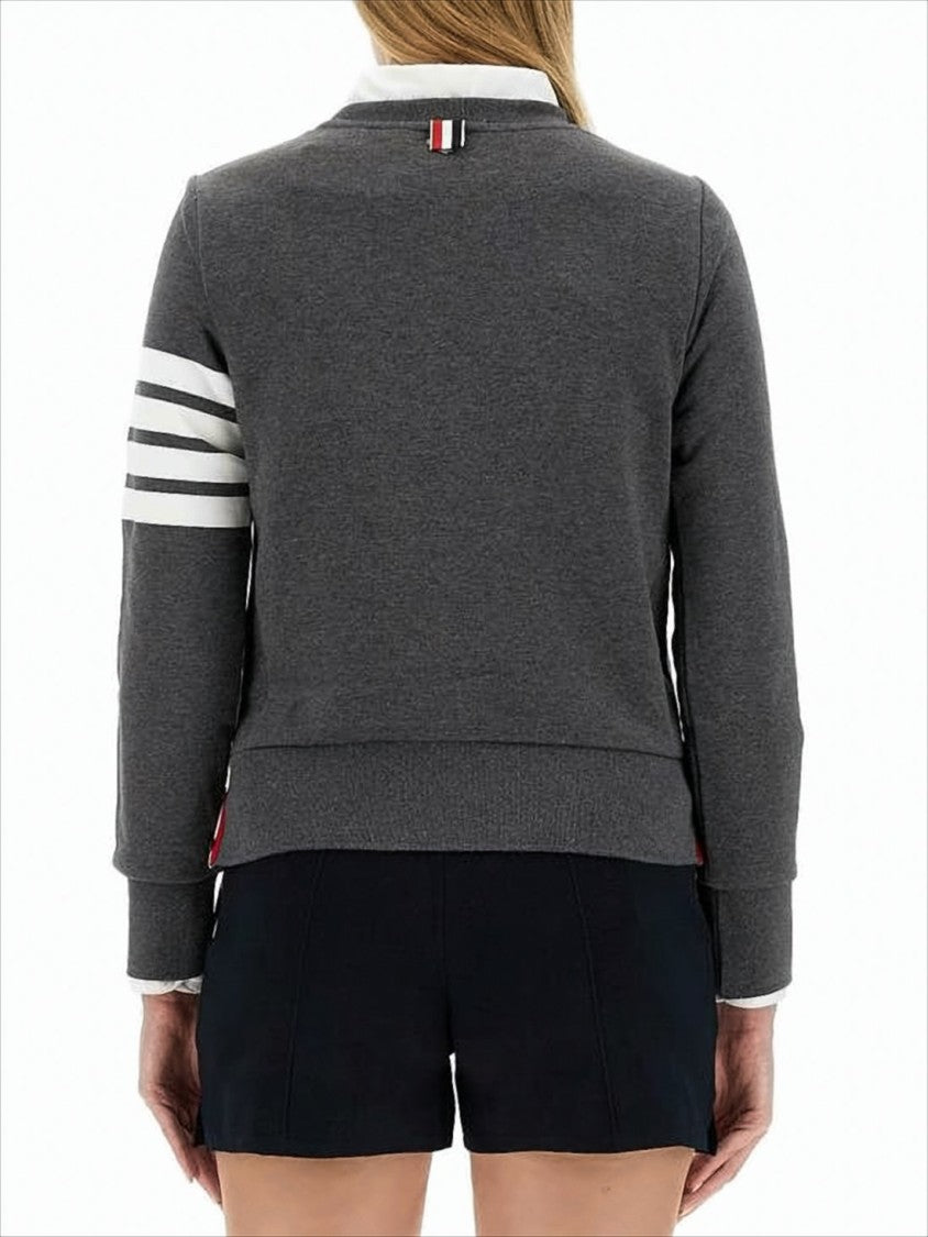 Tailored Long-Sleeve Top with Distinctive Stripe Detail