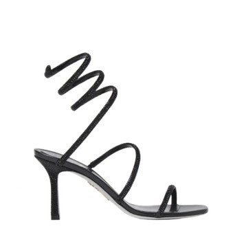 Cleo Crystal Laced-Up Ankle Sa