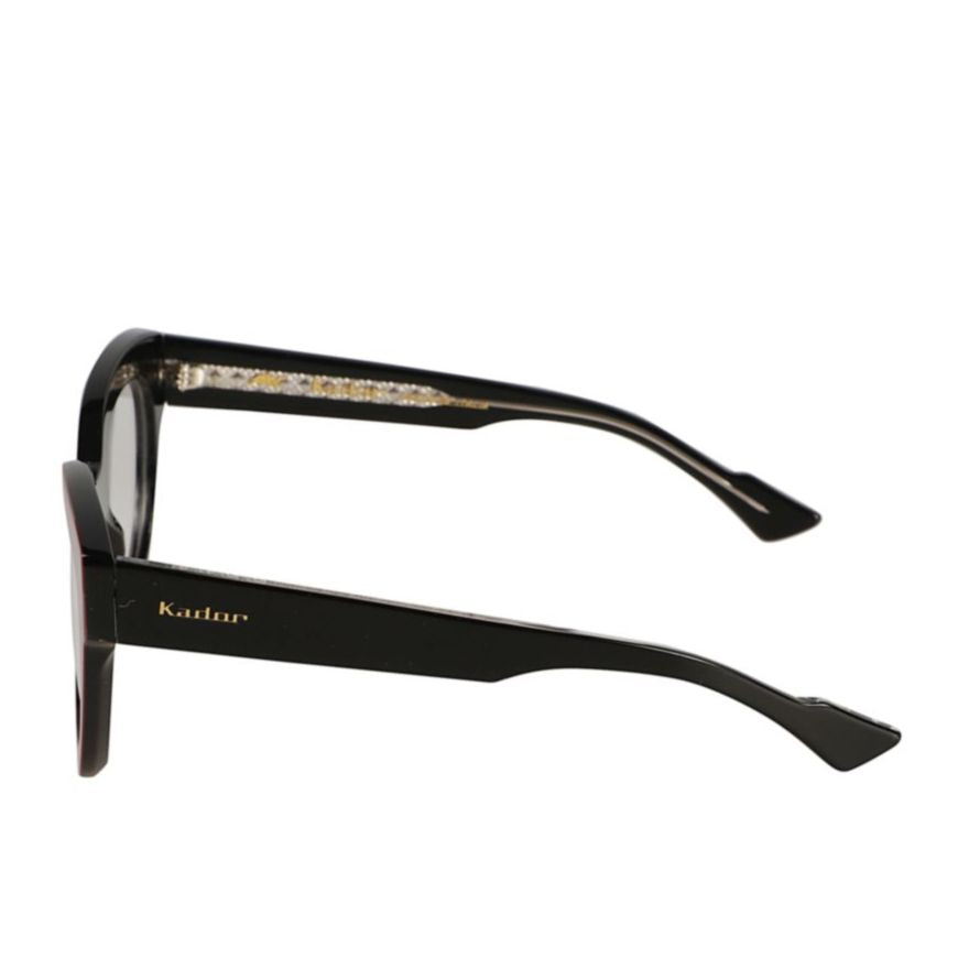 Venus Oversized Square Frame Sunglasses with Gold Logo Detail