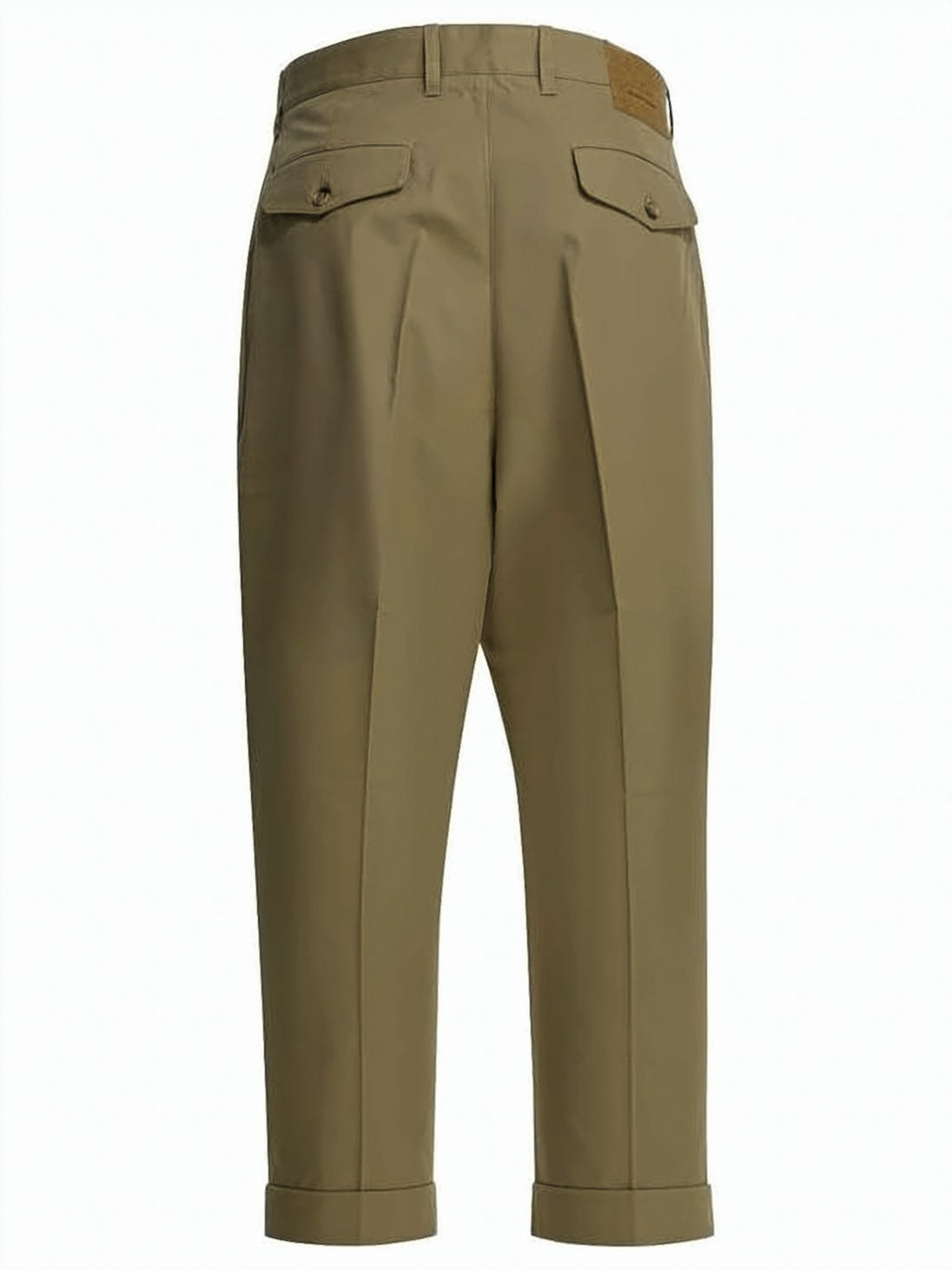 Tailored Brown Straight Pants