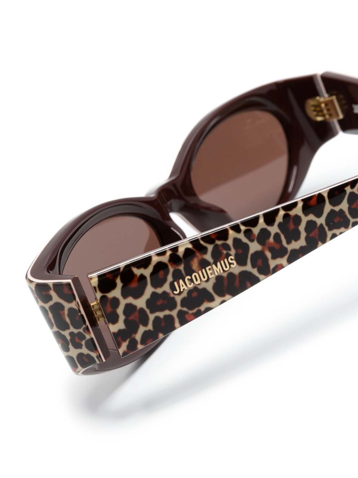 Bold Leopard Print Cat-Eye Sunglasses