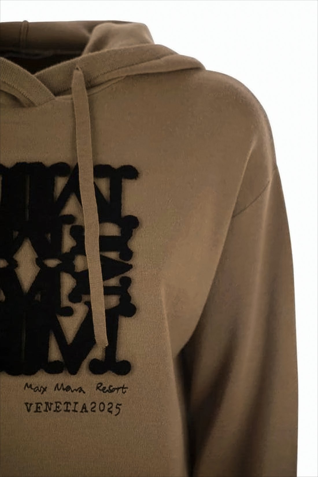 Relaxed Fit Wool Sweater with Hood