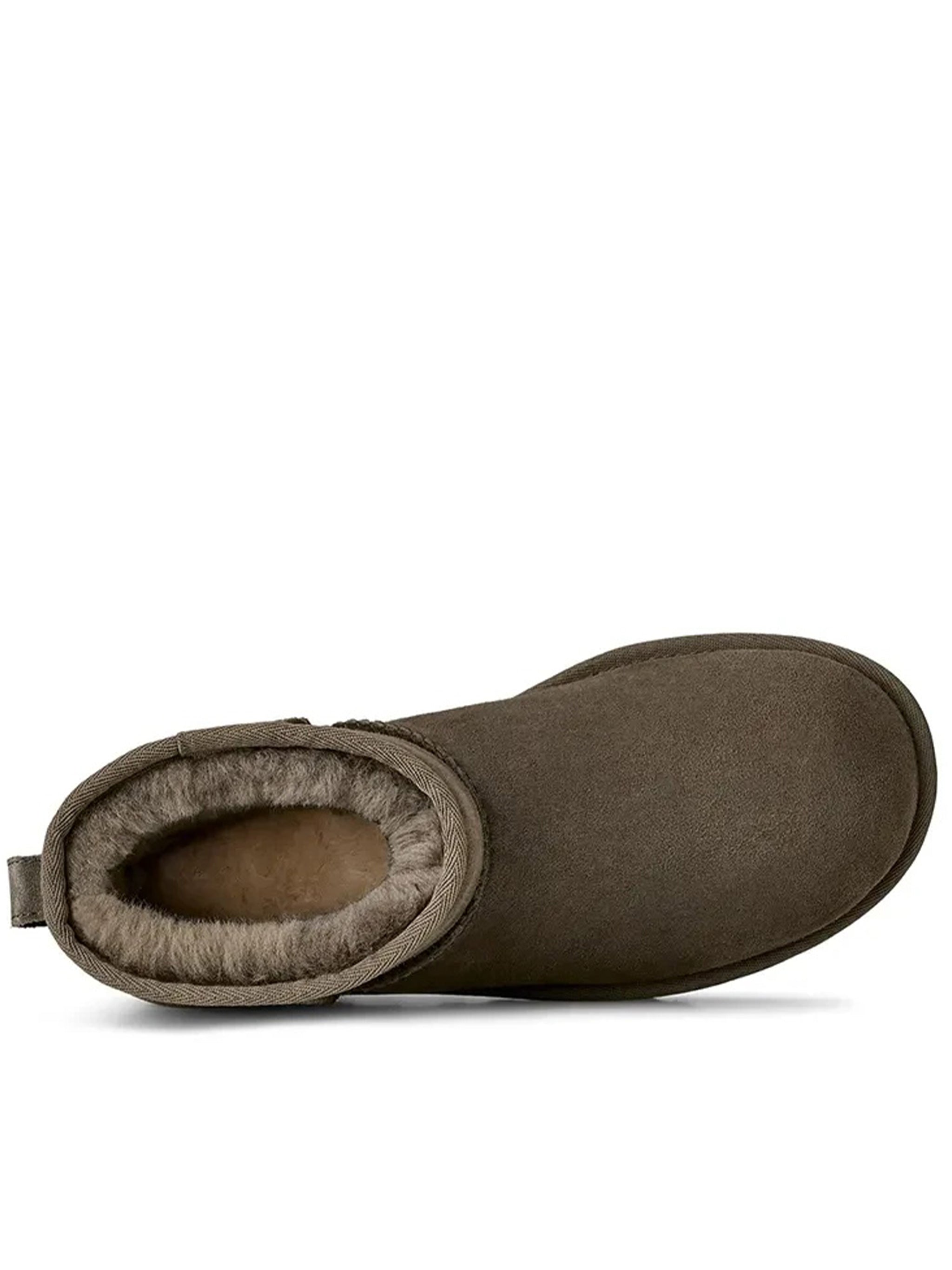 Brown Classic Mini Ii Suede Ballerinas