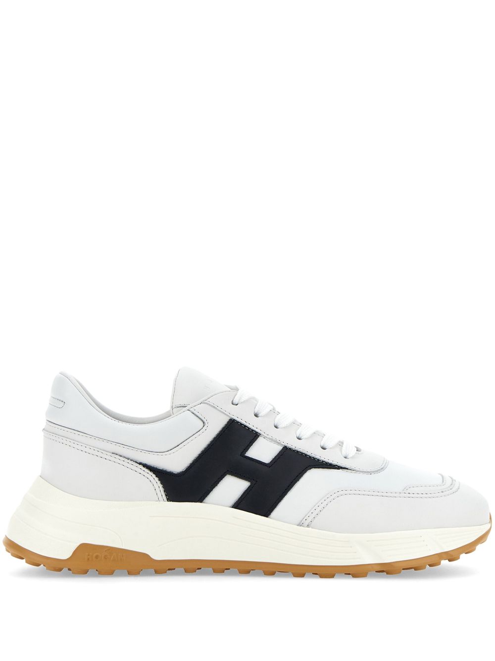 White Silk and Nylon Sneakers