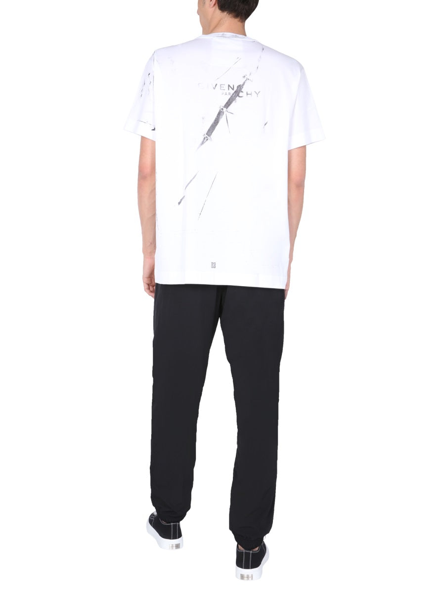 Artistic Trompe-L'Œil Effect Oversize T-Shirt