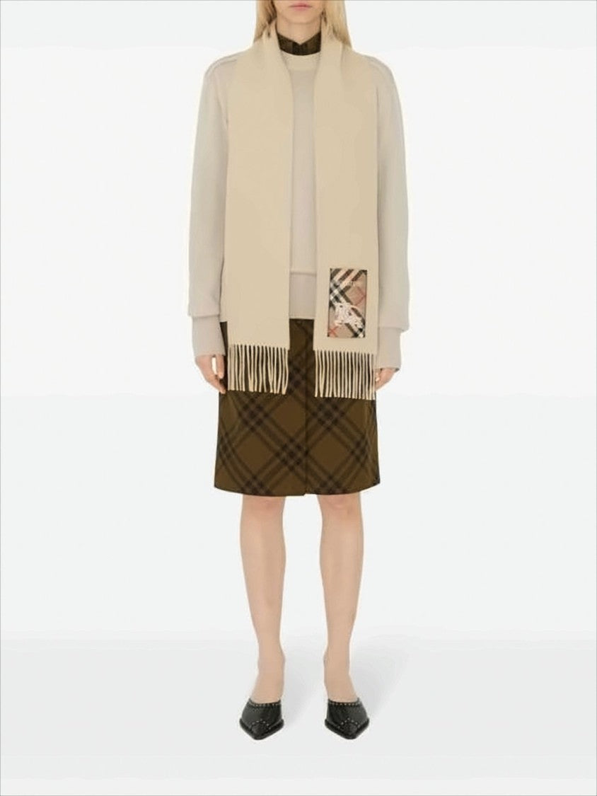 Light Beige Cashmere Scarf