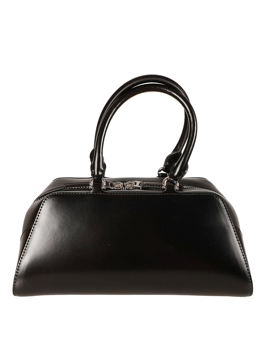 Antigona East/West Black Calf Leather Bag