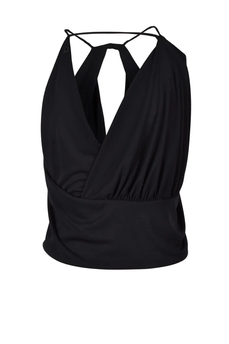 Polyester Top - Black