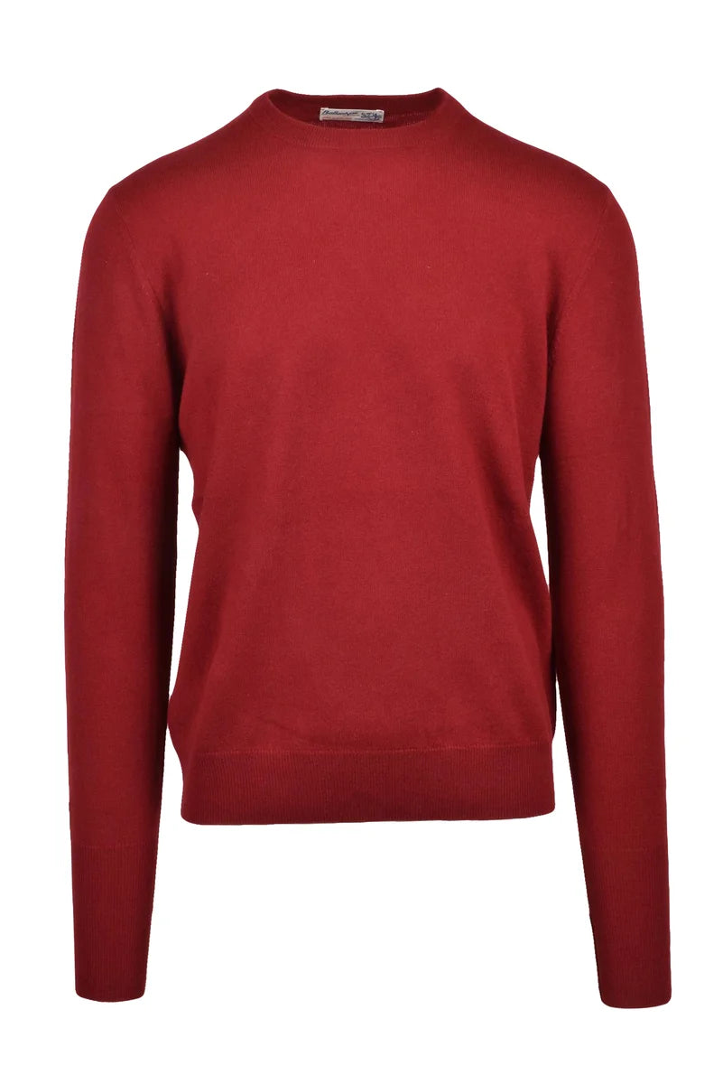 Cashmere Crewneck Pullover - Red