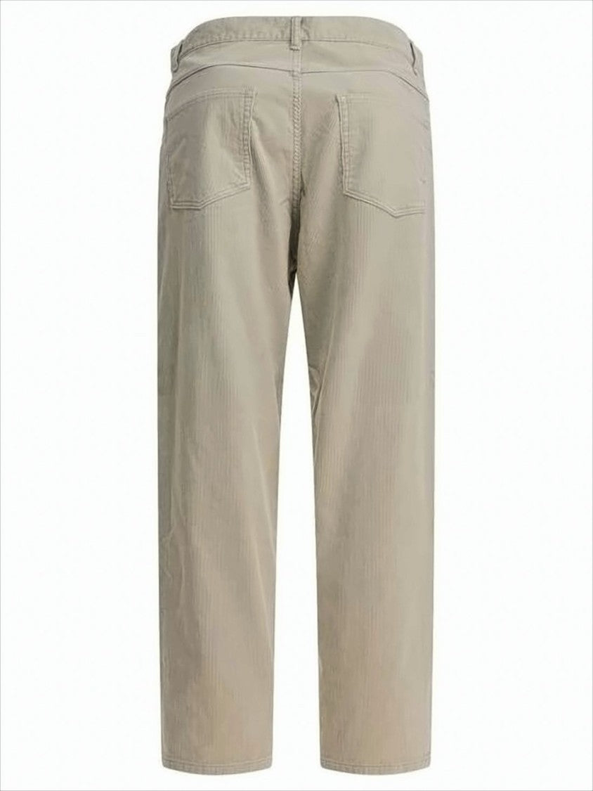 Classic Straight Pants in Cotton Corduroy