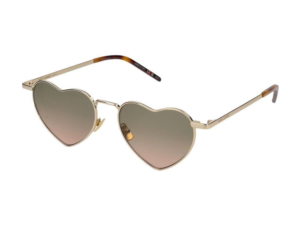 Sunglasses Saint Laurent SL 301 LOULOU 011 gold gold green 52/17/145