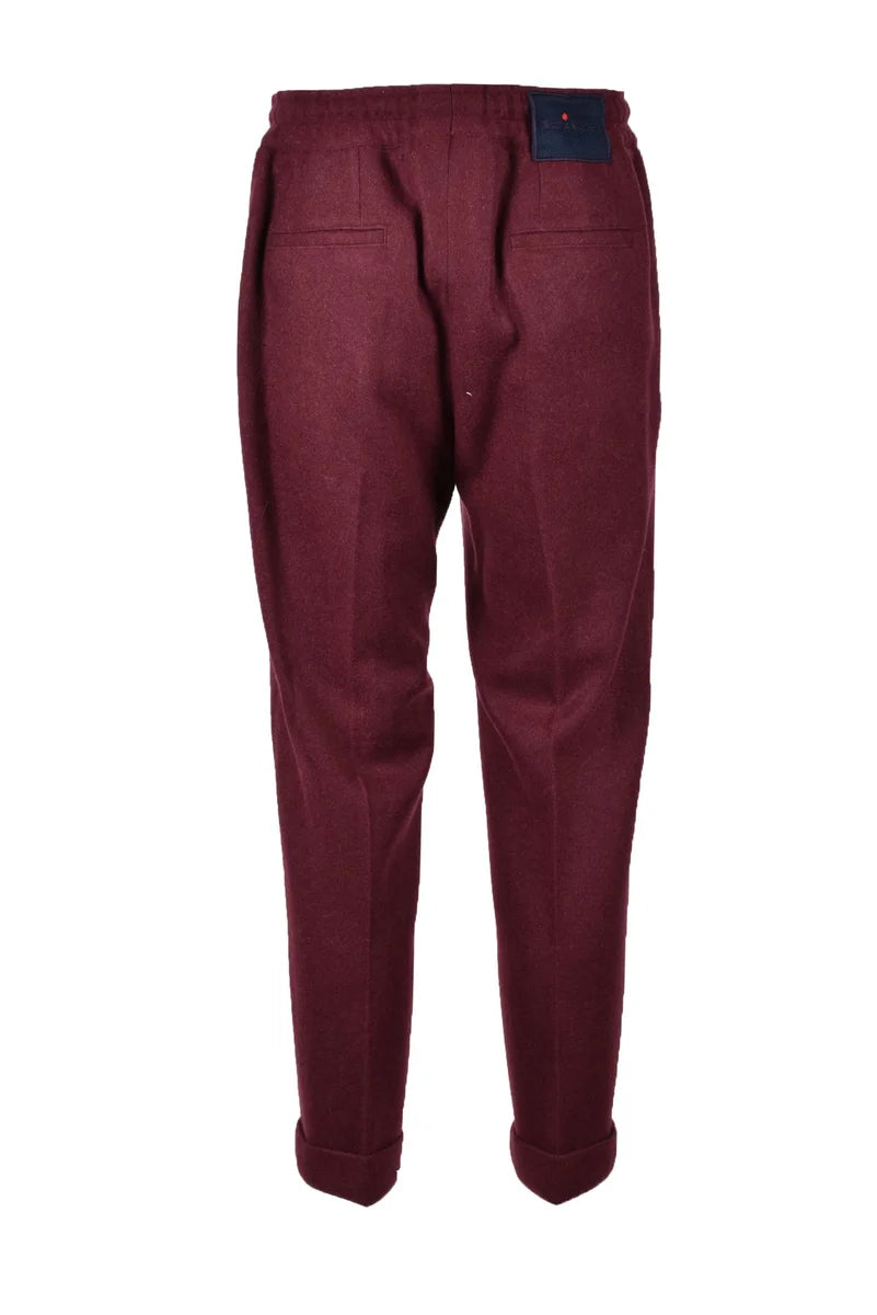 Trousers Cashmere - Red