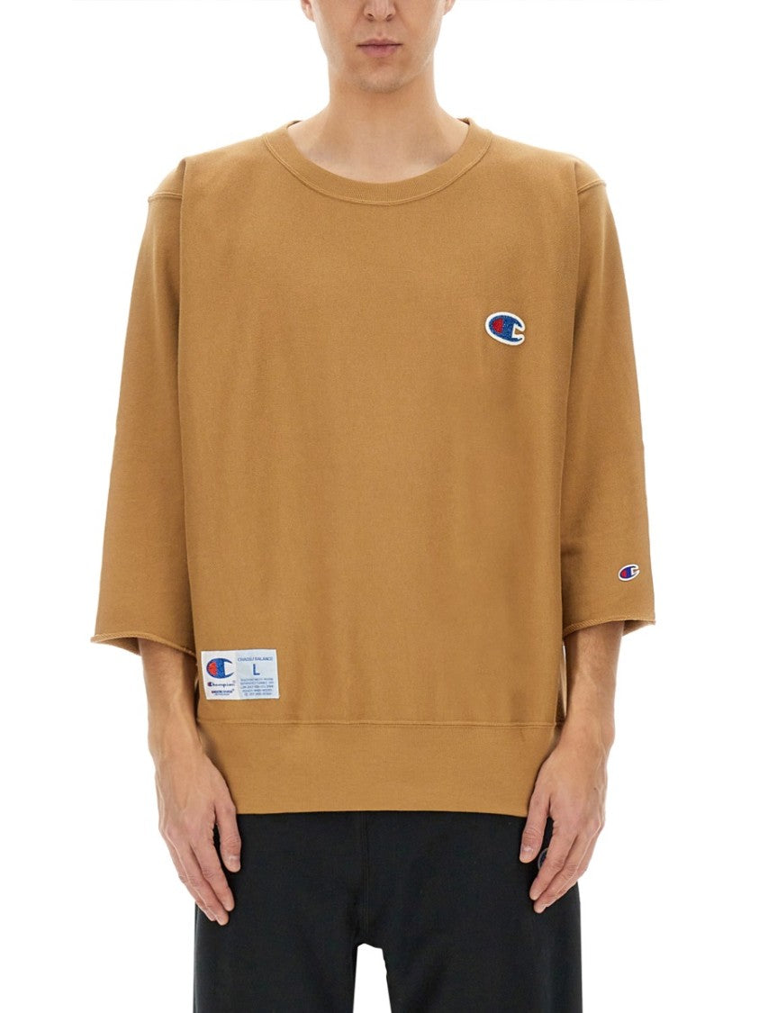 Oversized Cotton Blend T-Shirt