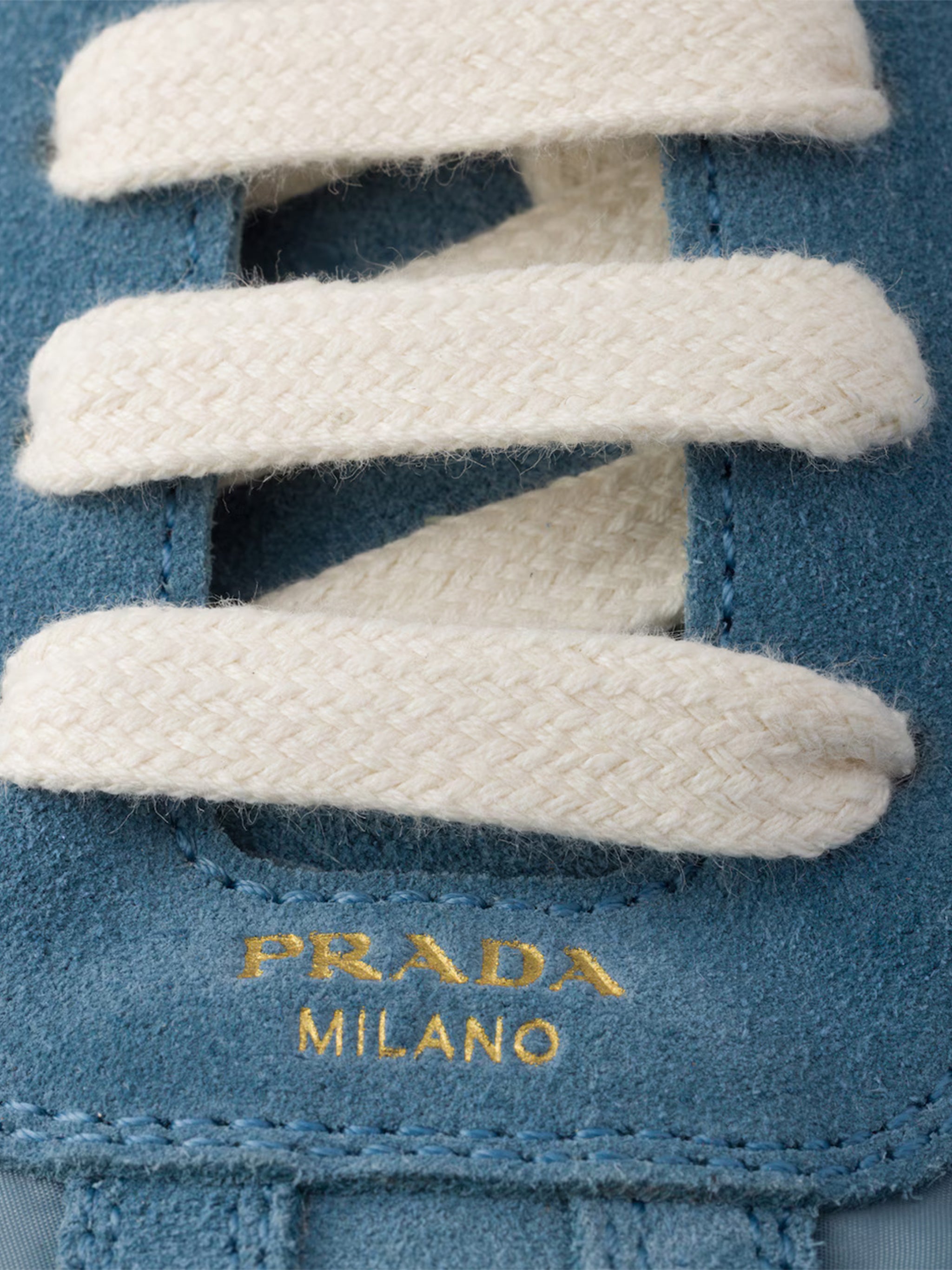 Blue Montecarlo Suede/Fabric Panels Sneakers