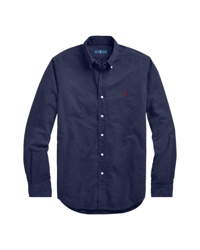 Relaxed-Fit Blue Oxford Shirt