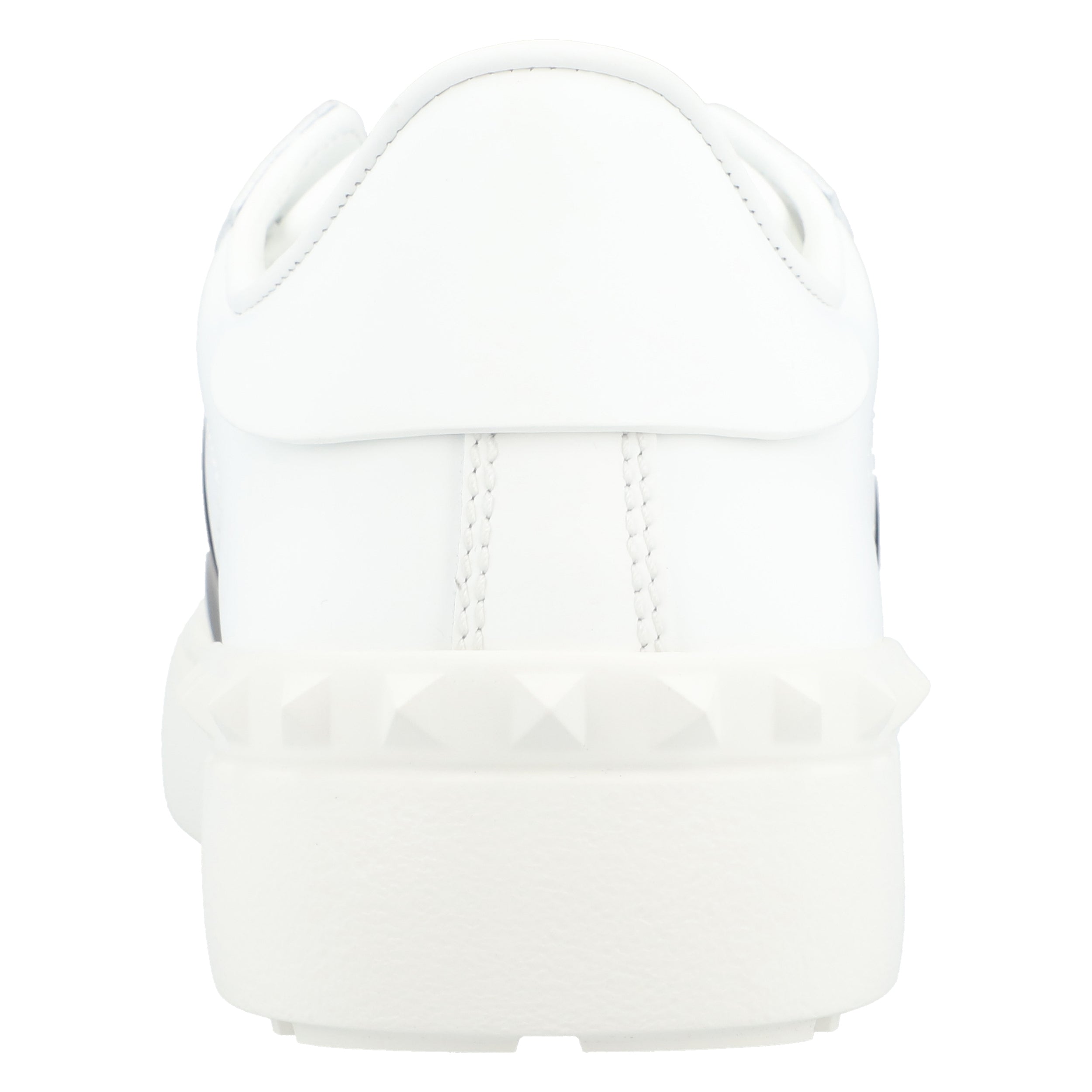 Calfskin Sneakers With Contrasting Bands And Rubber Studs