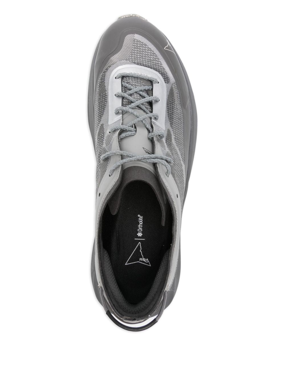 Dove Grey Sneakers With Water-Repellent Nylon