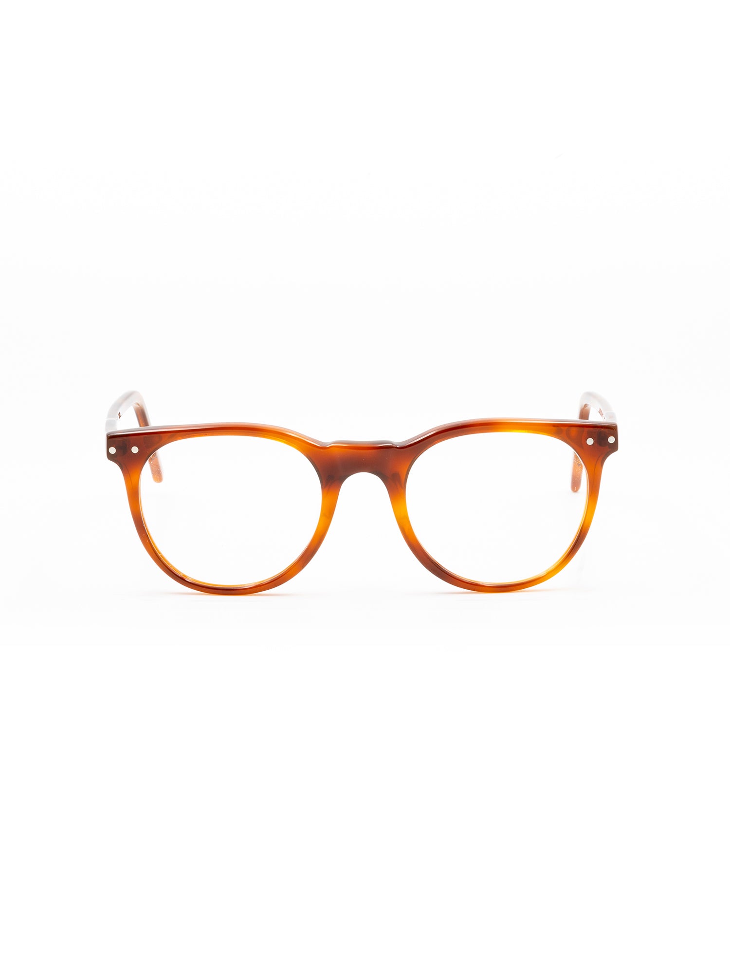 Classic Round Optical Frames in Rich Brown