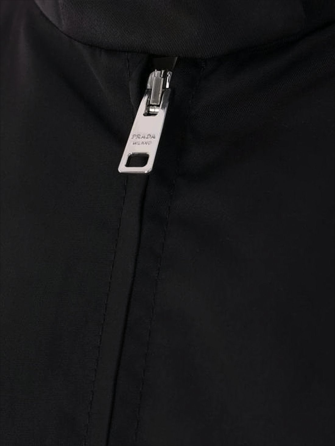 High Collar Black Jacket