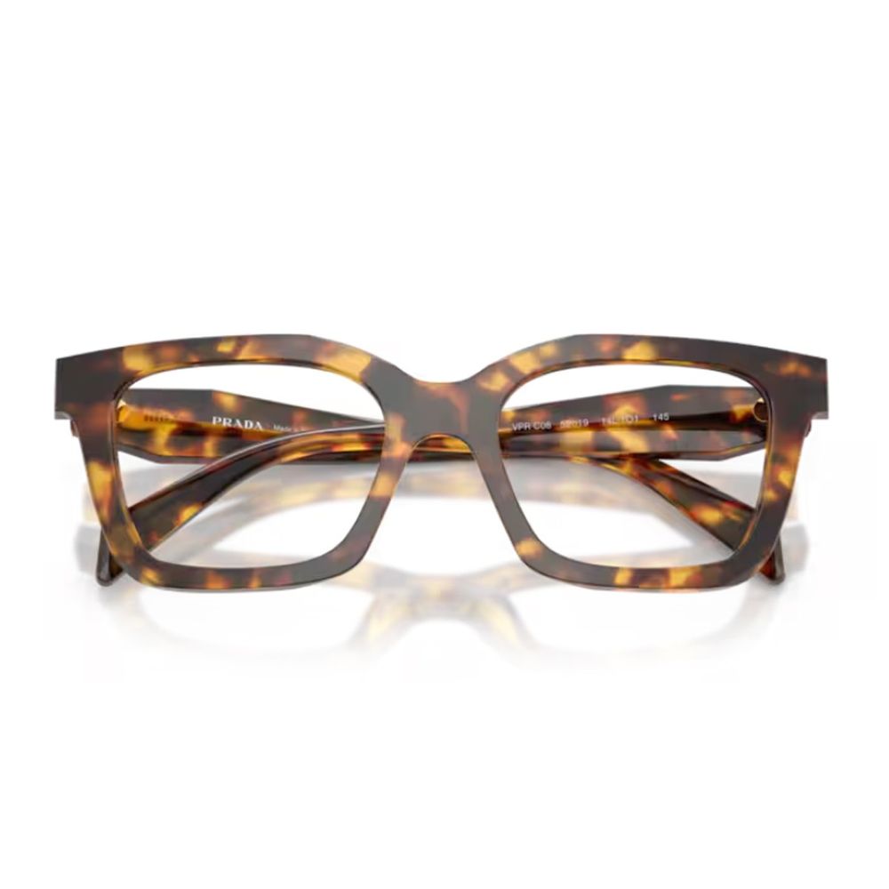 Pr C08V Square Honey-Tortoiseshell Acetate Optical Frame