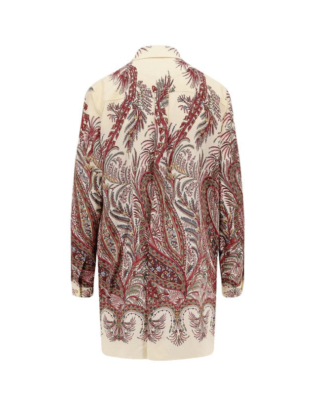 Long Silk Crêpe De Chine Shirt