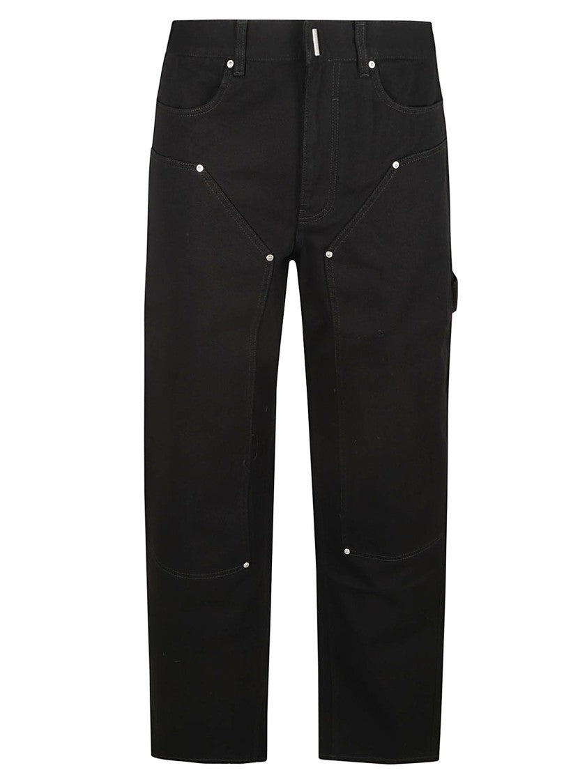 Relaxed Fit Black Denim Jeans