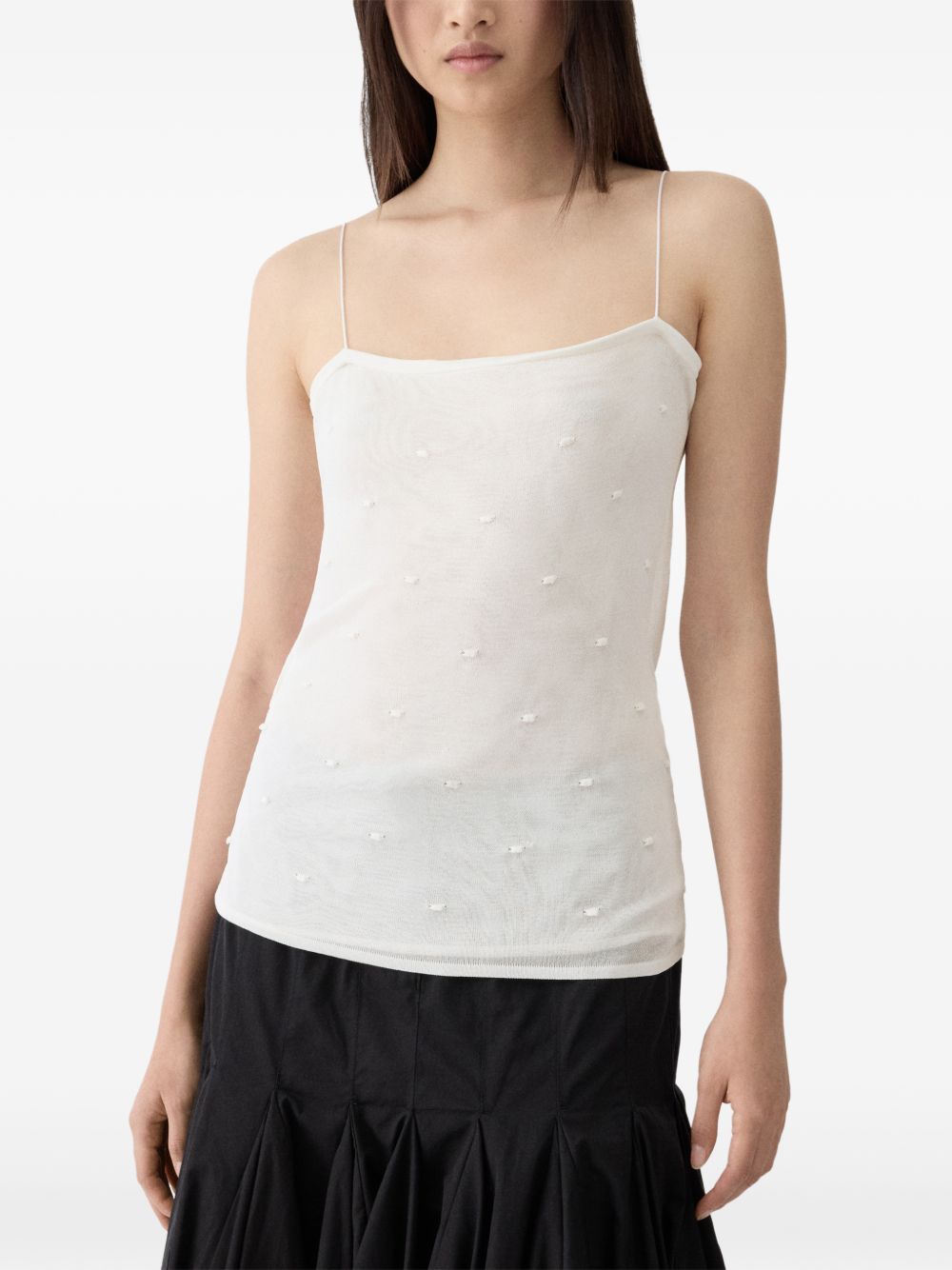 Square Neck Spaghetti Strap Top