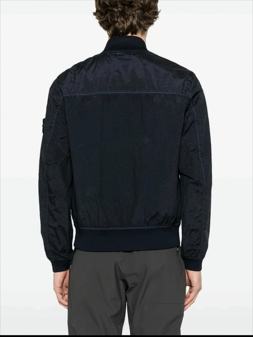 Black Lightweight Bomber Jacket