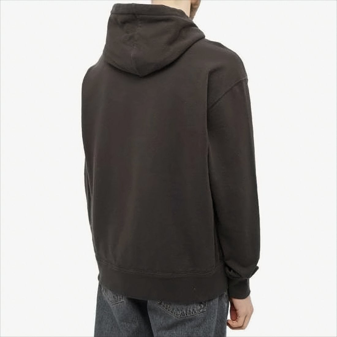 Relaxed Fit Brown Hoodie with Adjustable Drawstring
