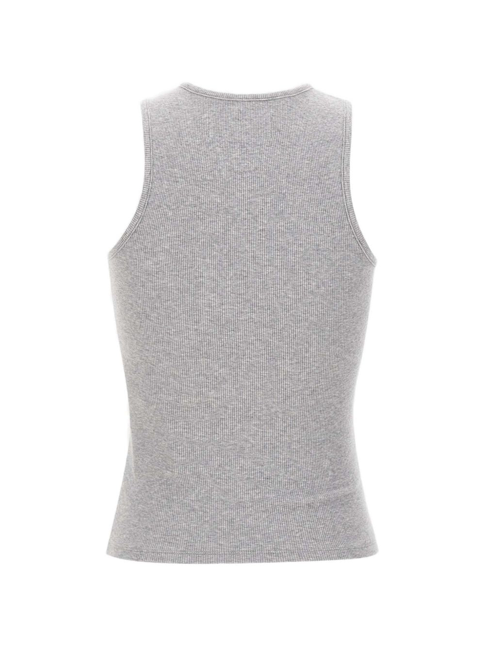Grey Orb Logo Sleeveless Top