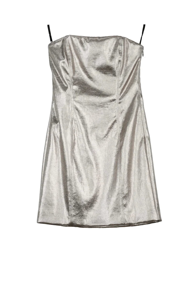 Short Dress - Gold