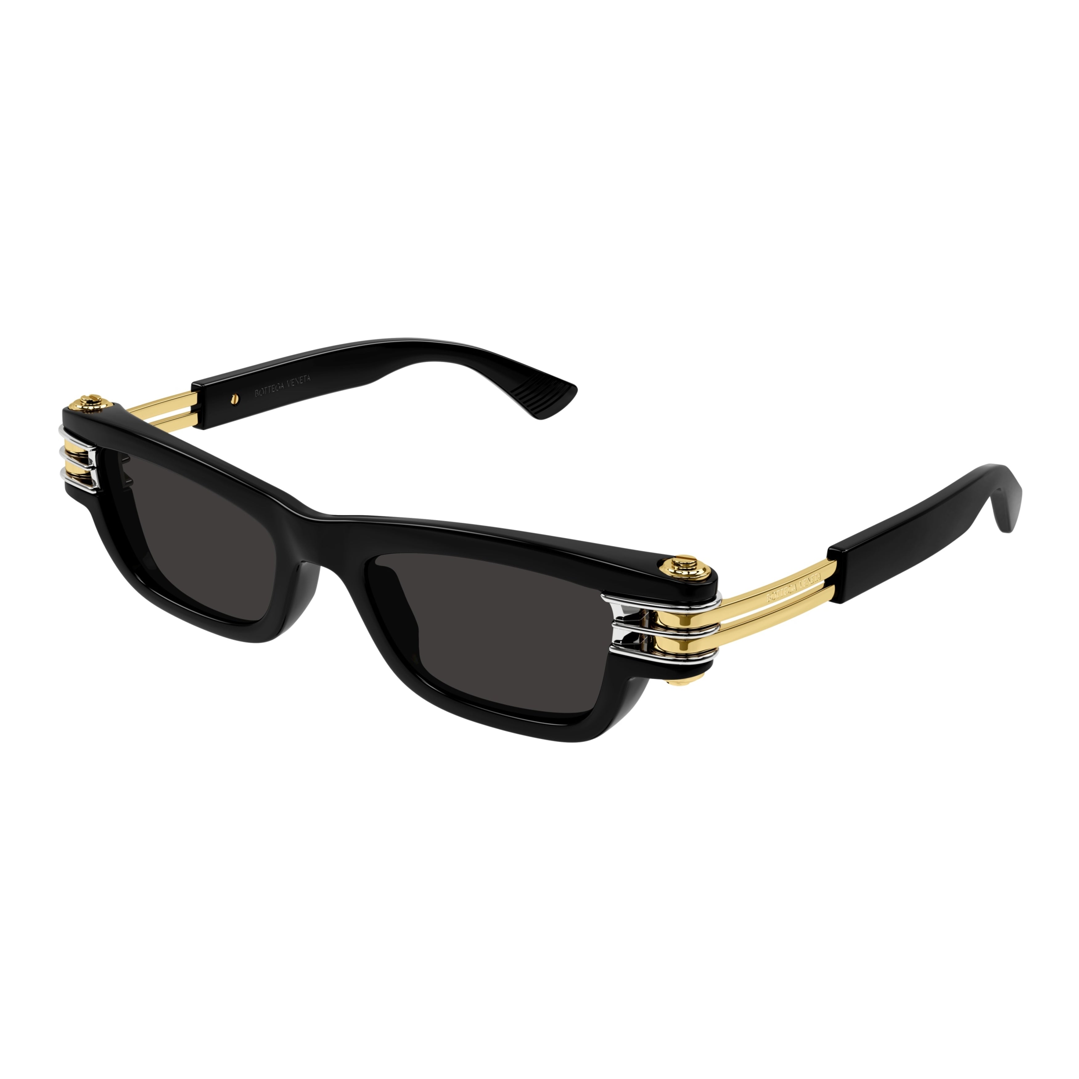 Bv1308s Rectangular Black Sunglasses