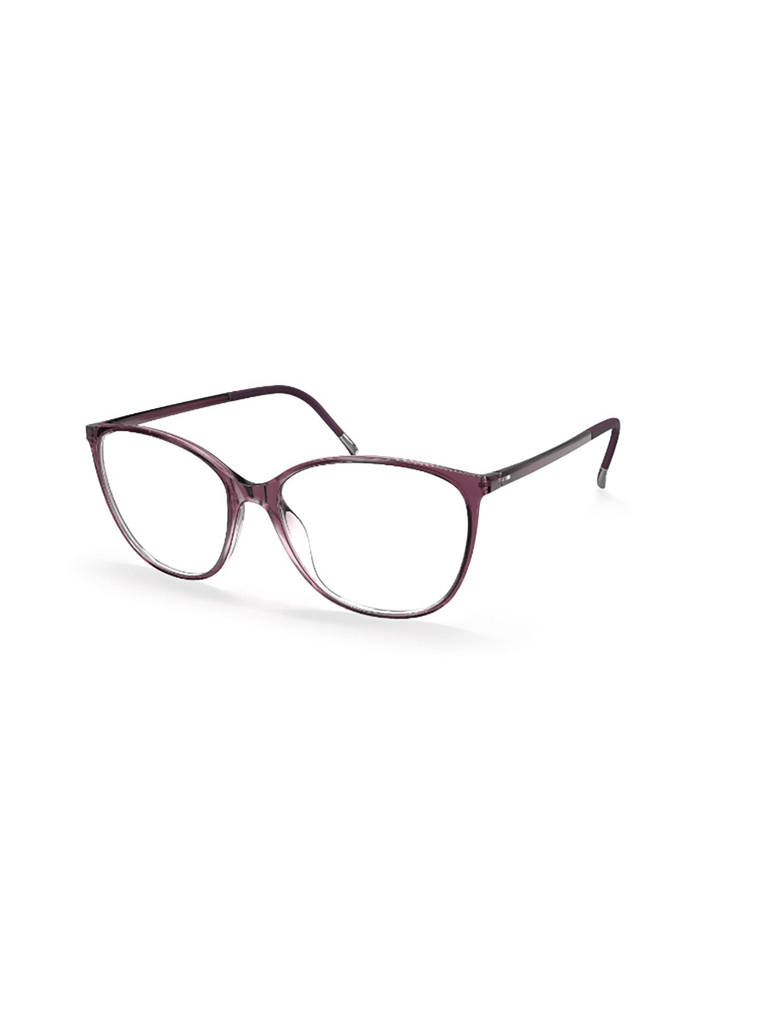 Cat-Eye Design Optical Frames with Elegant Curved Temples