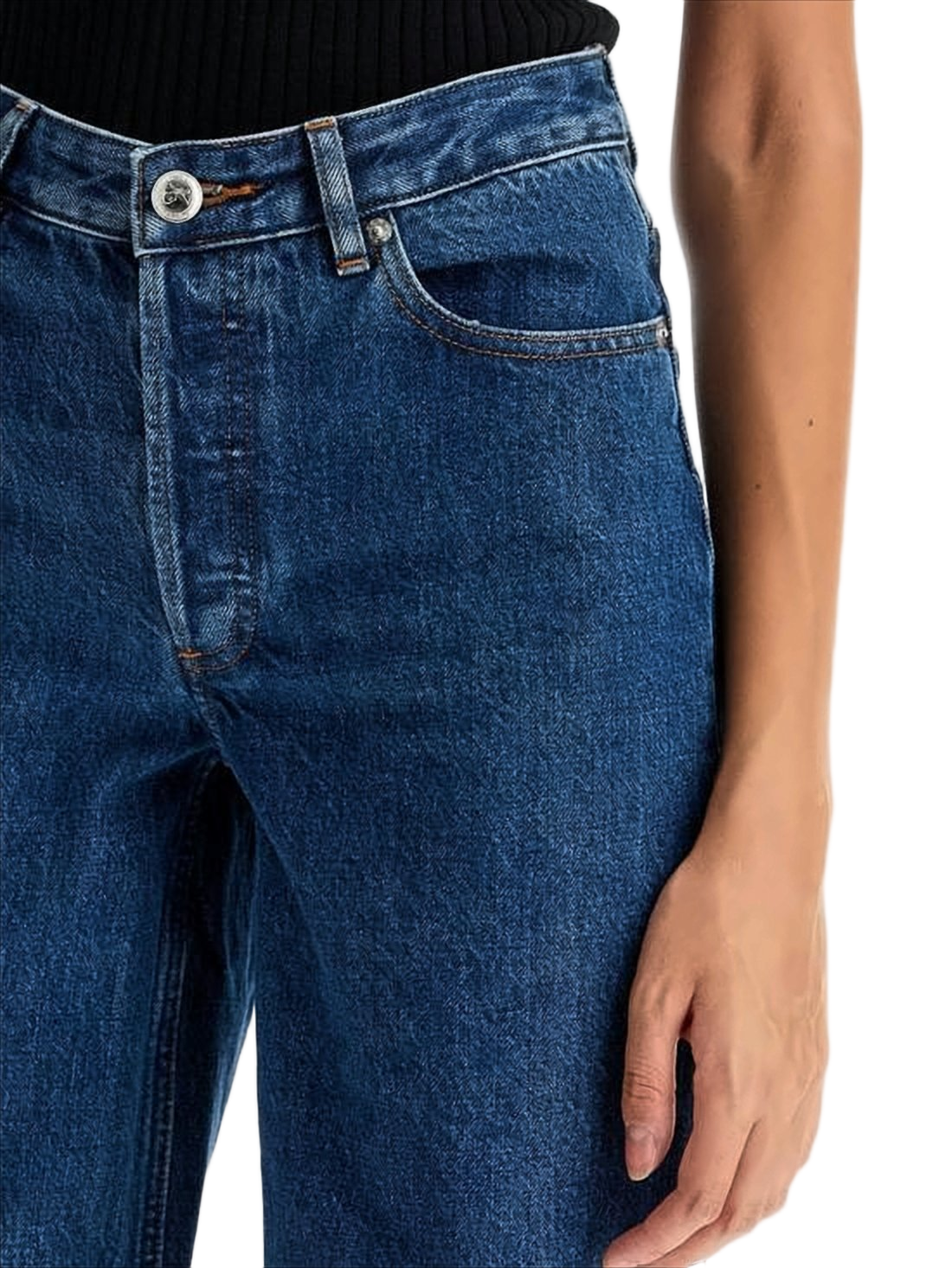 Classic Straight-Leg Denim Pants