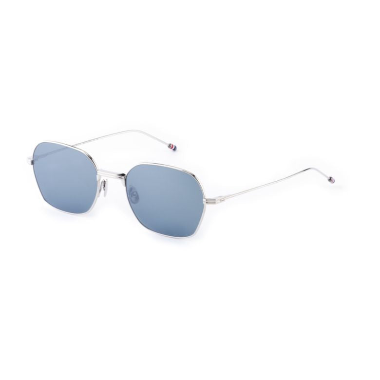 Ues945a Geometric Silver Frame Sunglasses