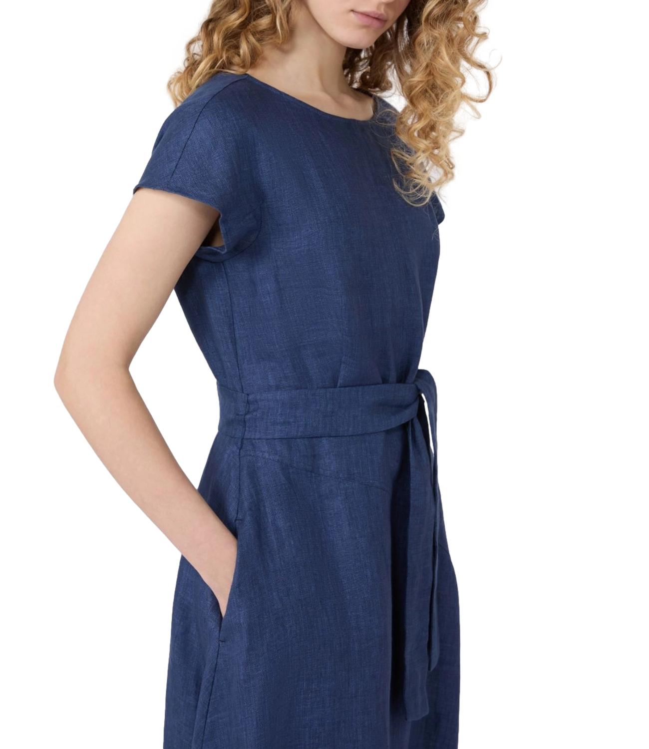 Blue Wkdesordio Virgin Wool Dress